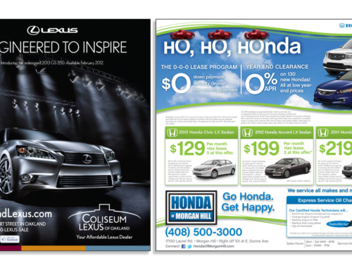 Auto Industry Print Ads